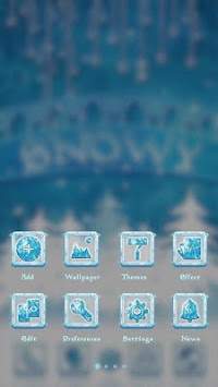 Snowy GO Launcher Theme screenshot 5