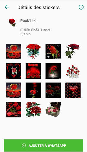 Animated  Flowers Stickers For WhatsApp screenshot 9