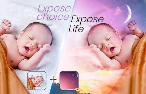 Photo Blender Editor Mix Photos Double Exposure screenshot 1