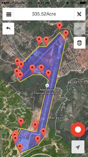 Mapulator - Map Area and Distance Calculator screenshot 2