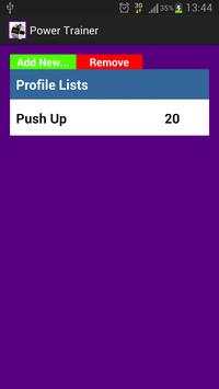 Power Trainer Lite screenshot 2