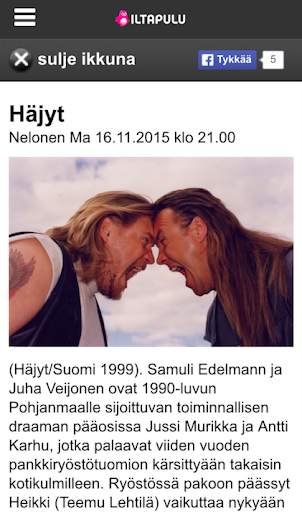 Iltapulu.fi TV-opas screenshot 3