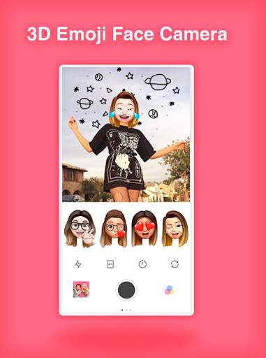 3D Emoji Face Camera - Snap Emoji Head Stickers screenshot 7