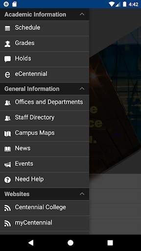 Centennial College screenshot 2