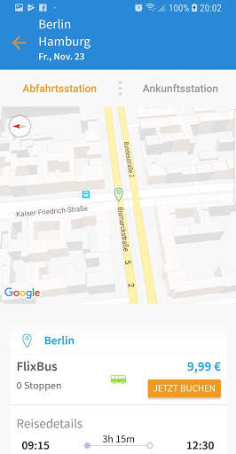 Compare Car, Train and Bus Trips screenshot 4