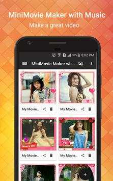 MiniMovie Maker with Music screenshot 1