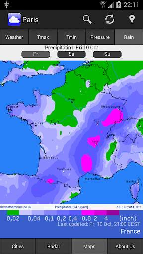 WeatherOnline Weather screenshot 5