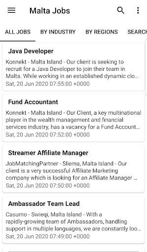 Malta Jobs screenshot 2