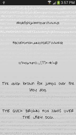 Handwritten Fonts for Android screenshot 4