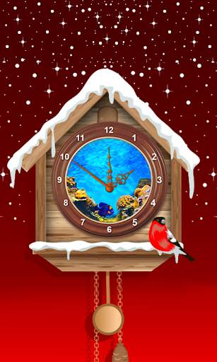 Clock Aquarium Live Wallpaper screenshot 2