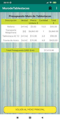 Wall Retaining App screenshot 4