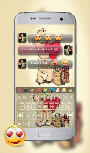 Teddy Bear Keyboard Theme - Teddy Bear Keyboard screenshot 3