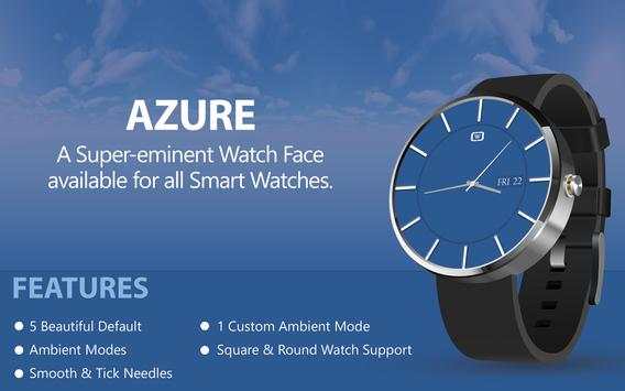 HD Watch face - Azure screenshot 7