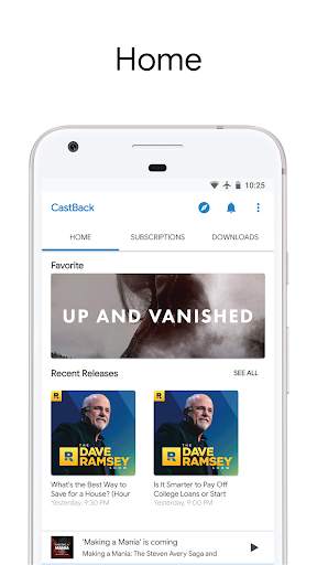 CastBack (Podcast Player) screenshot 1