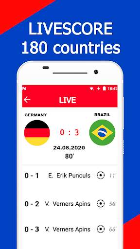 Live soccer streaming - livescore and schedule screenshot 1