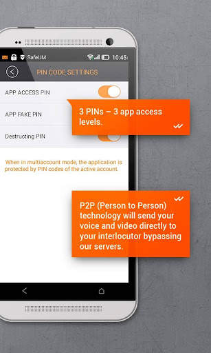 Secure messenger SafeUM screenshot 5