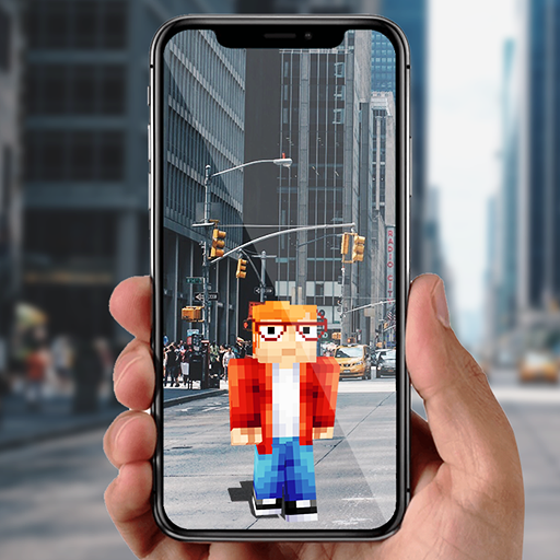 AR Minecraft skins Visualiser in Augmented Reality أيقونة