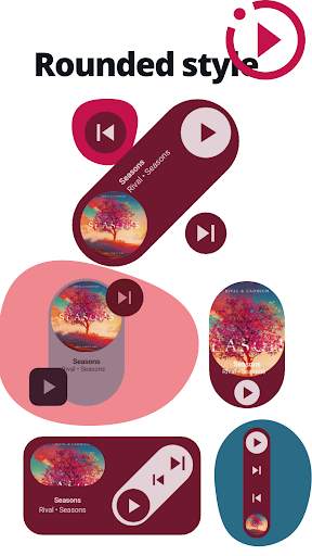 Music Widget Android 12 screenshot 8
