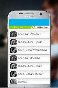 Fitness coach trainer screenshot 2