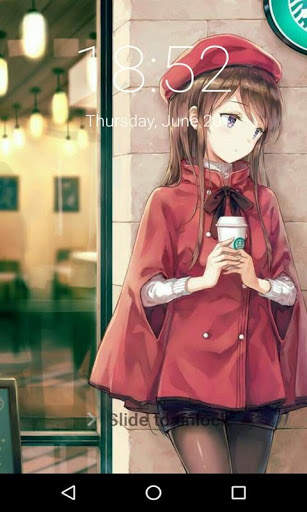Kawaii Anime Girl Lock Screen, Kawaii Anime Girl screenshot 8