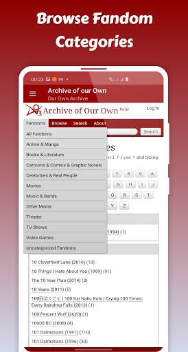 Archive of Our Own - AO3 2 تصوير الشاشة