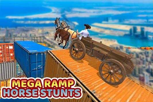 Mega Ramp Horse Cart Stunt Racing screenshot 15