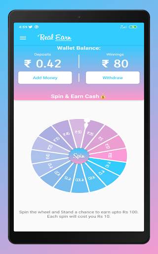 Real Earn - Spin Wheel and Earn स्क्रीनशॉट 16