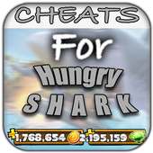 Cheats For Hungry Shark Game Real Prank logo