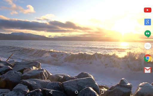 Waves on Rocks Video Wallpaper screenshot 8
