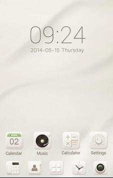 Soft cream GO Launcher Theme screenshot 1