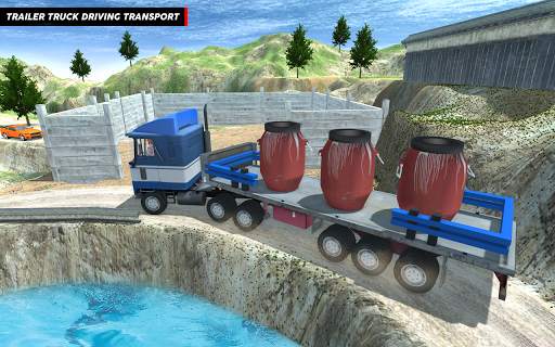 Offroad Cargo Truck Driving Simulator Hill Trucker screenshot 5