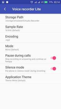 Voice recorder lite screenshot 2
