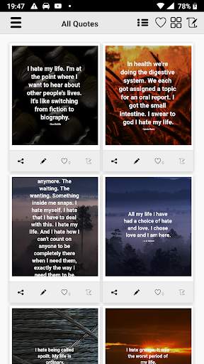 I Hate My Life Quotes screenshot 2