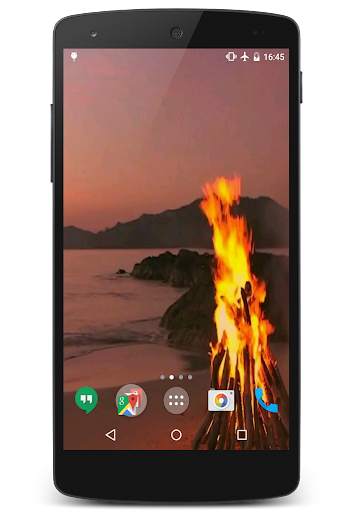 Bonfire Video Live Wallpaper screenshot 2