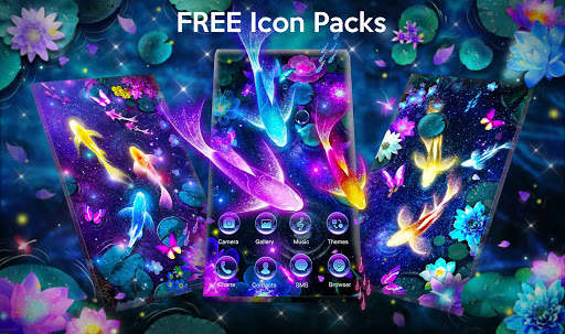 Glowing Koi Live Wallpapers screenshot 5