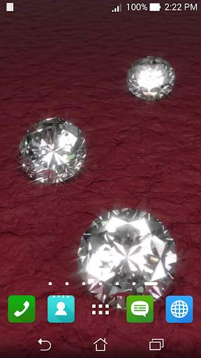 Diamonds Live Wallpaper Free screenshot 3