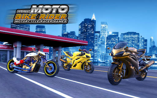 Super Highway Bike Racing Games: Motorcycle Racer screenshot 5