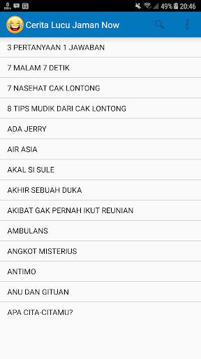 1000  Cerita Lucu Jaman Now screenshot 2