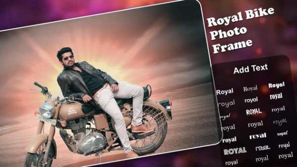 Royal Bike Photo Editor : Bike Photo Editor screenshot 1
