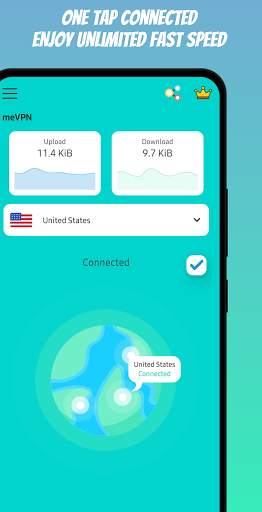 meVPN - Rocket speed, super secure vpn 2020 screenshot 2