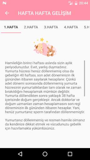 Gebelik Hamilelik Takibi screenshot 5