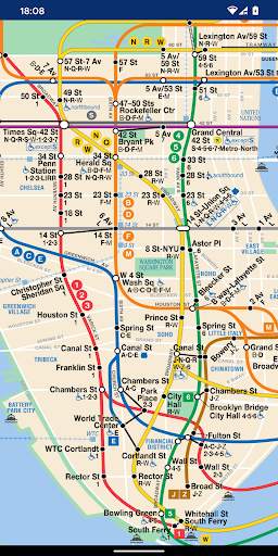 Map of NYC Subway - Offline MTA screenshot 1