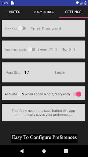 Notepad/Diary 5 تصوير الشاشة
