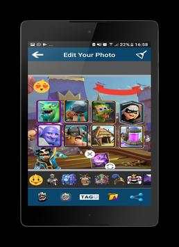 Editor de fotos para Clash Royale screenshot 5