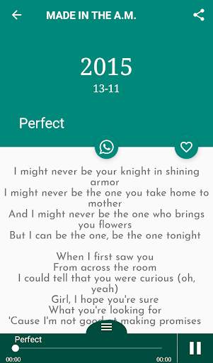 One Direction Songs Lyrics screenshot 5