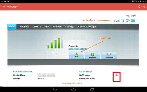 4G wifi Hotspot Airtel Huawei screenshot 6