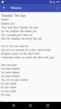 Rihanna Song Lyrics screenshot 3