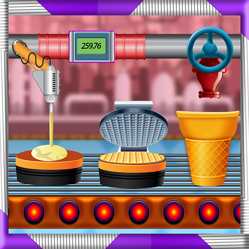 Cone Maker Factory: Dessert Biscuit Cooking Game icon