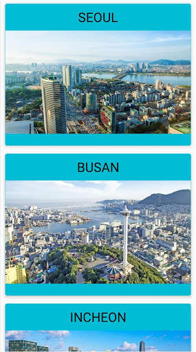 South Korea travel guide screenshot 2