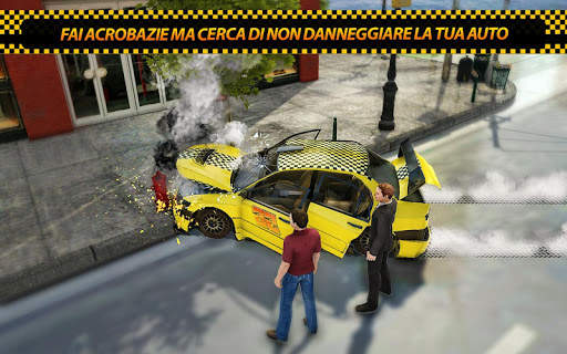 Taxi Driver : Crazy Demolition Taxi City Rush screenshot 1